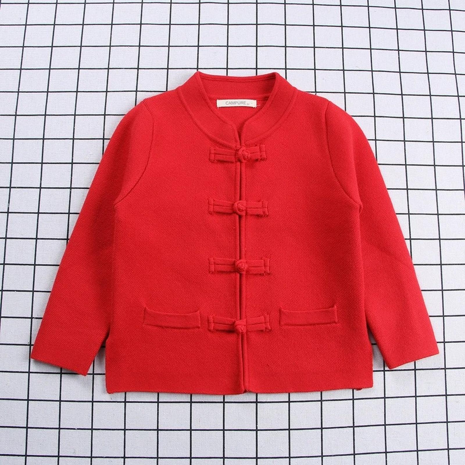 

Модный повседневный кардиган-пальто для мамы для повседневной носки XL красный