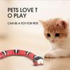 Snake Cat Toy Snake Shape S-Shaped Moving Flick Tongue Swing Tail Snake Prank Prop Automatically Sense Obstacles Escape Interactive Smart