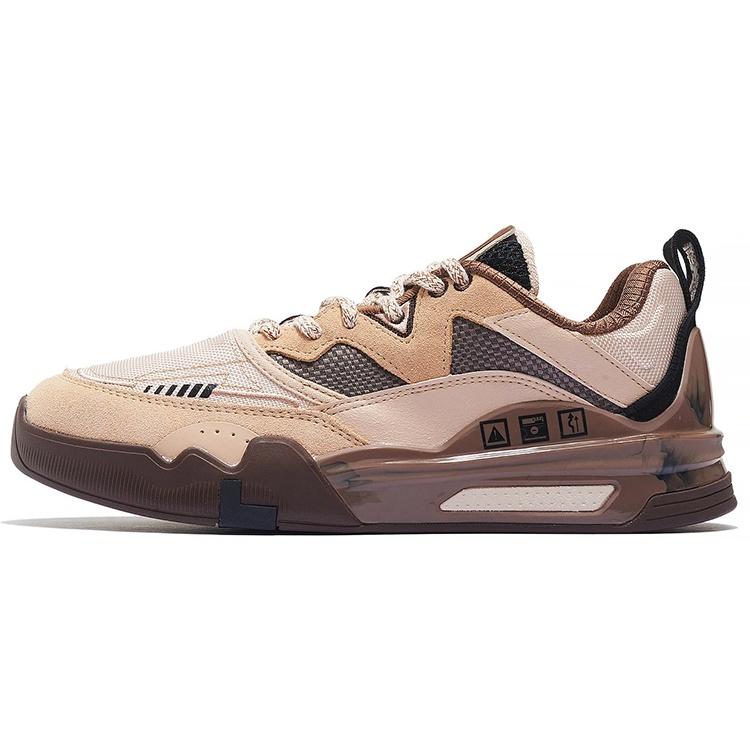 Li-Ning Ellington Skateboarding Shoes  Brown  Men s AEPR009-14 EU 43⅔
