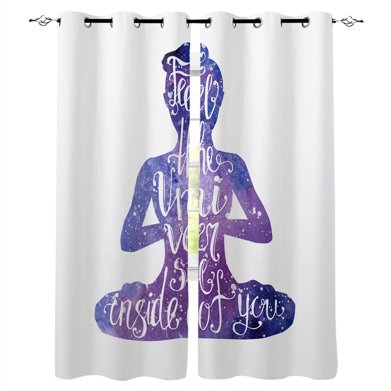 Розовые плотные шторы для йоги для детей — фото 9