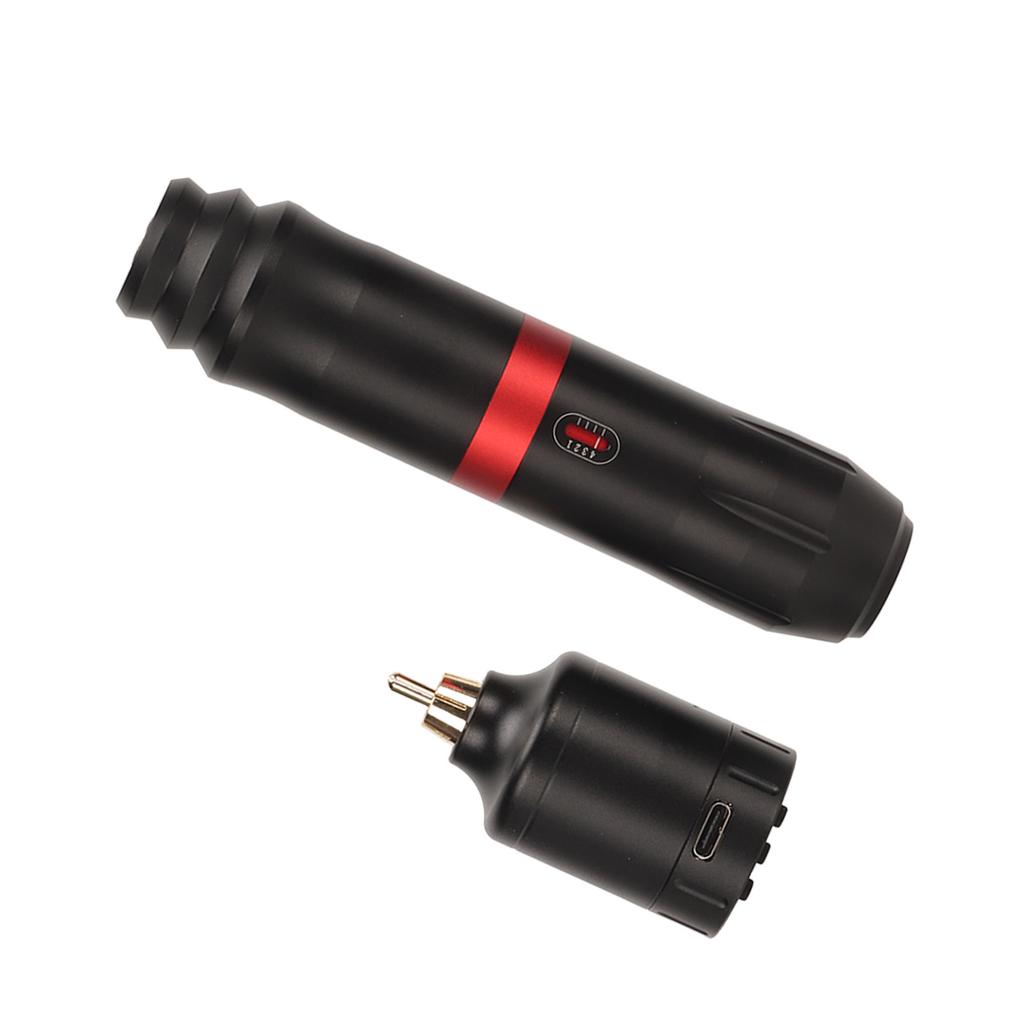 Tattoo Pen Machine Kit with 1300mAh Power Supply Clip Cord Connector Wireless Tattoo Pen Kit
