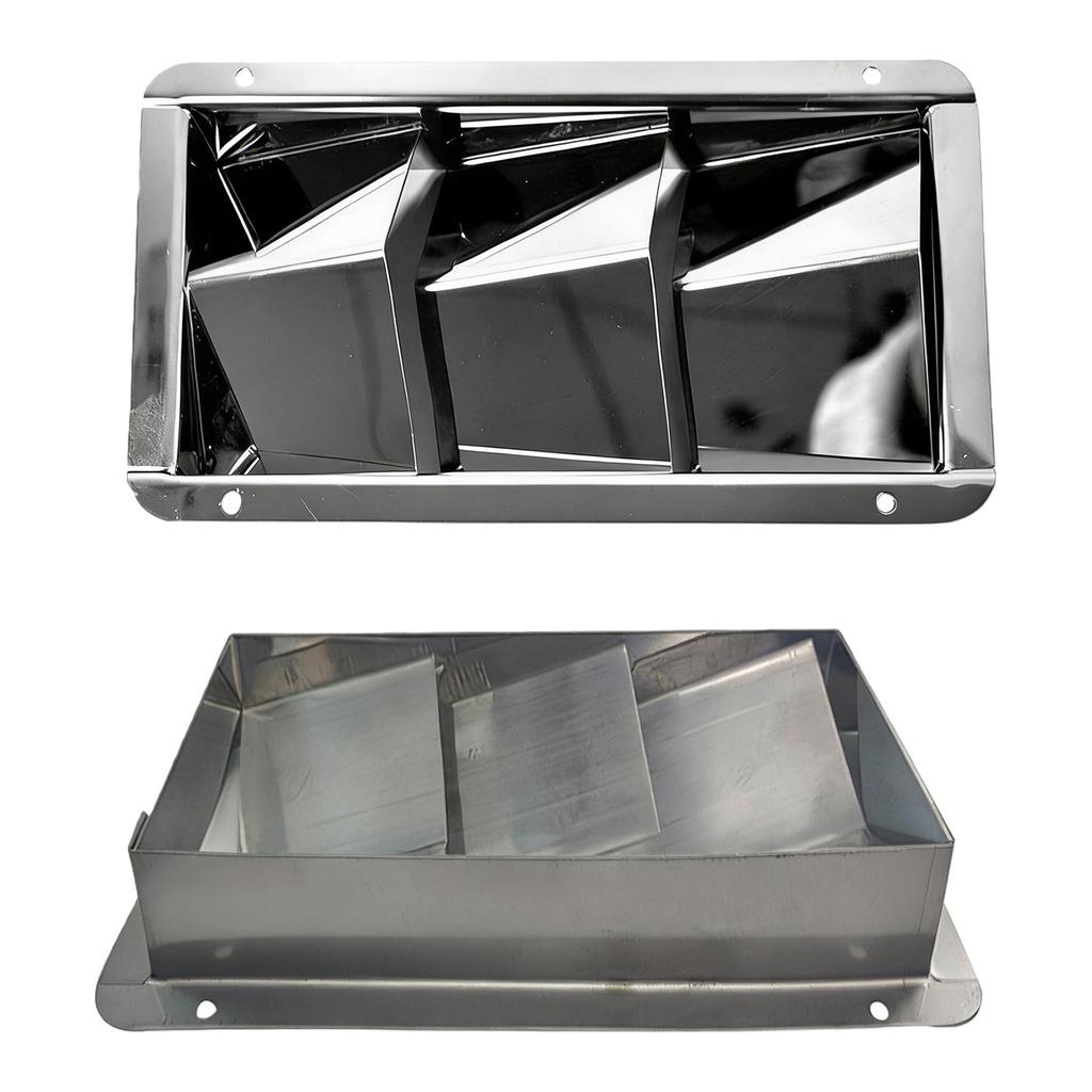 Heavy Duty Rectangle Vent Cover with Efficient Air Circulation System Waterproof Vent Cover Upgrades Designed for Boats