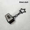 Transparent Star Keyboard Keychain Pendant Decompression Keys PC Cap Fingertip Press Mechanical Keyboard EDC