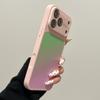 Gradient Color Block Case for iPhone 17 Pro Max, 16 Pro, 14/15 - Full Coverage, Instant Change