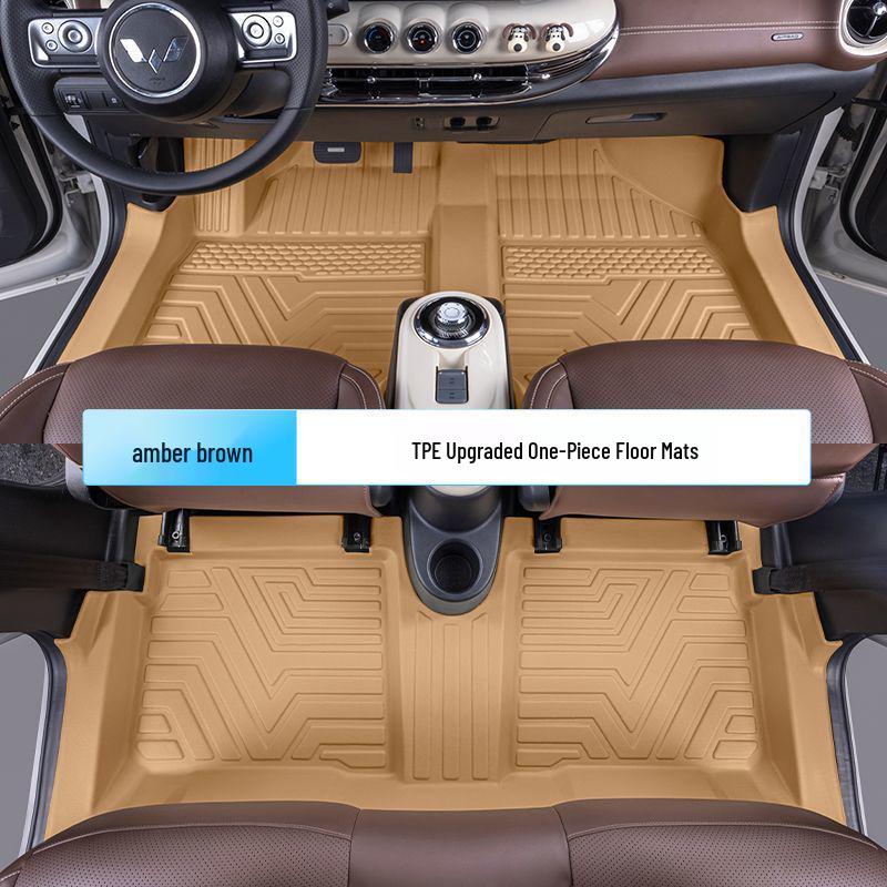 Wuling Bingo TPE Floor Mats - Premium & Lightweight, Original Color, Wear-Resistant, Non-Slip