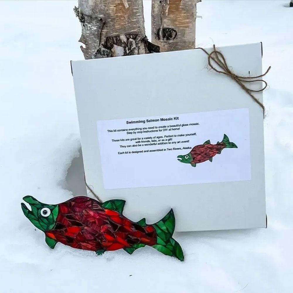 Arts and Crafts Mountain Range Mosaic Ornaments Sunflower Mosaic Arts