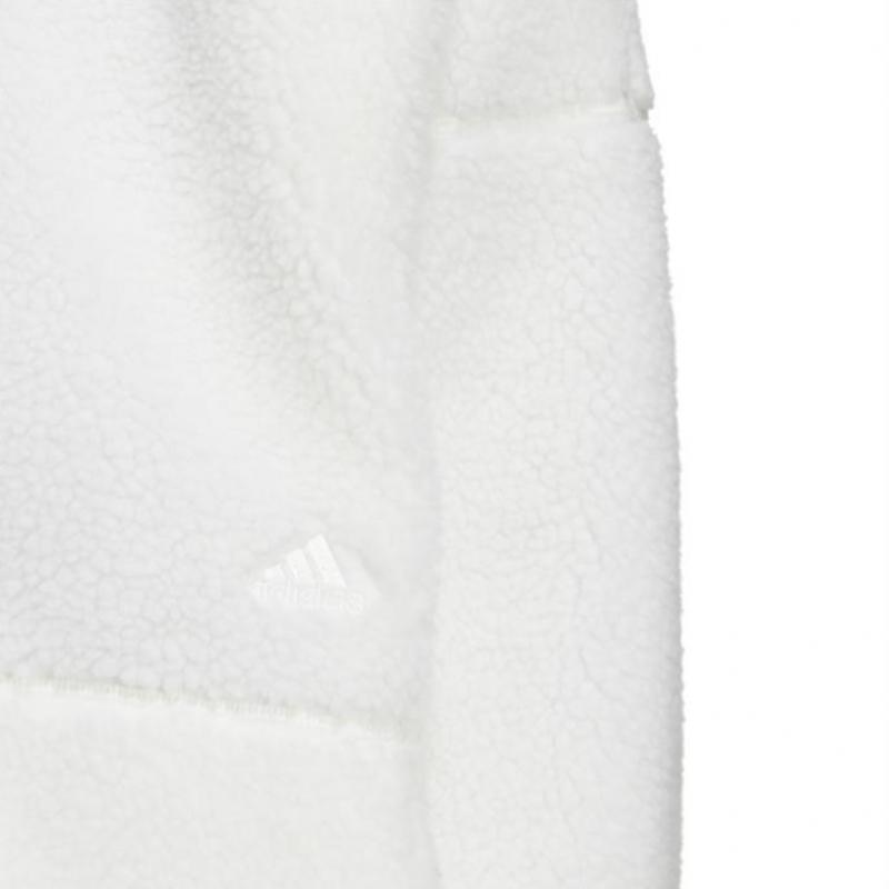 Adidas Must Have Small Logo Loose Fit Boa Jacket Jg8508