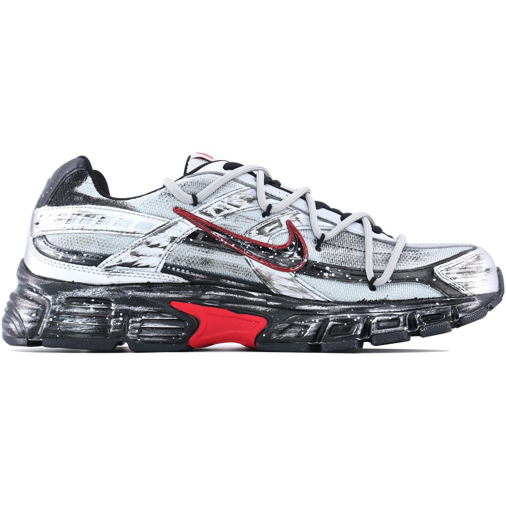 Nike Initiator Low top Casual City Commuting Running Shoes Men's Black Silver 394055-001(Team1798-)