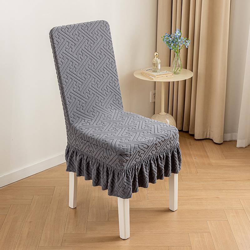 

Утолщенный эластичный чехол для стула, губчатая подушка, интегрированный всесезонный простой стиль, чехол для сиденья обеденного стола, стула, зимний коврик 45*38*38 cM темно-серого