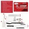 23/17PCS Professional Spray Gun Cleaning Brush Spray Gun Cleaning Kit Cleaning Tools Paint Brush Cleaning Needle