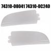1Pair Front Pair Sun Visor Light Cover 74310-08041ForToyota For Tundra For Sienna 2014- Replacement Tallation Part