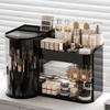 Plastic Cosmetic Storage Box Dust-proof Skincare Display Cases Makeup Storage Rack Dressing Table