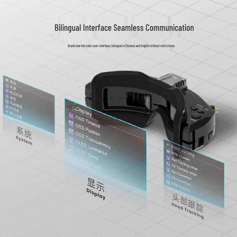 LeShi SKY02O FPV Goggles with OLED Screen