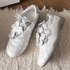 Mode Heißer Verkauf 2025 Neuer Stil Designer Spitzenbesatz Lässige Damen Sneaker Frühling Deutsches Training Flache Einzelne Damen Sneaker