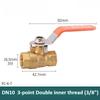 Brass Long Stem Copper Pipe Joint Ball Valve 1/8 "1/4" 3/8 "1/2" 3/4 "1 Inch Internal/external Thread Joint Connector Adapter