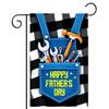 Happy Fathers Day Garden Ag 12x18 Yard Ag Tools Blue Plaid Summer Decor New RRM LLP LLX