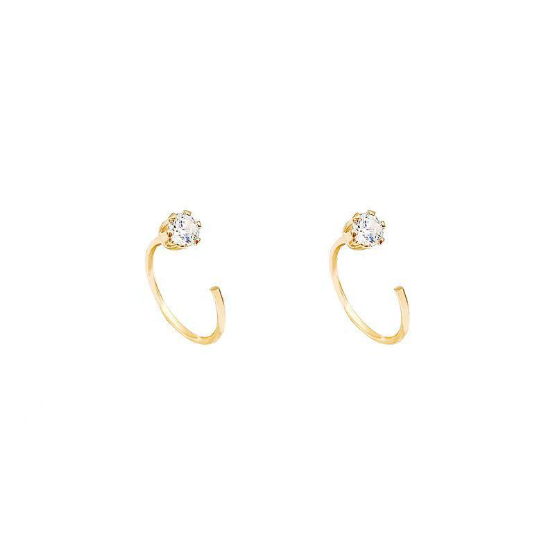 Elegant Diamond Earrings for Women - Minimalist, Versatile Studs for Daily Wear - 2025 Trendy Ear Bone Style