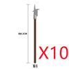 MOC Medieval Building Blocks Character Parts Model Toy Castle Knight Soldier Sword Bow Armor Shield Spear Piercing Parts Bricks