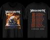 Megadeth European Farewell Tour 2026 World Tour Fan Gifts Support Cotton Short Sleeves Summer Unisexs Unisexs Streetwear Y2k Style