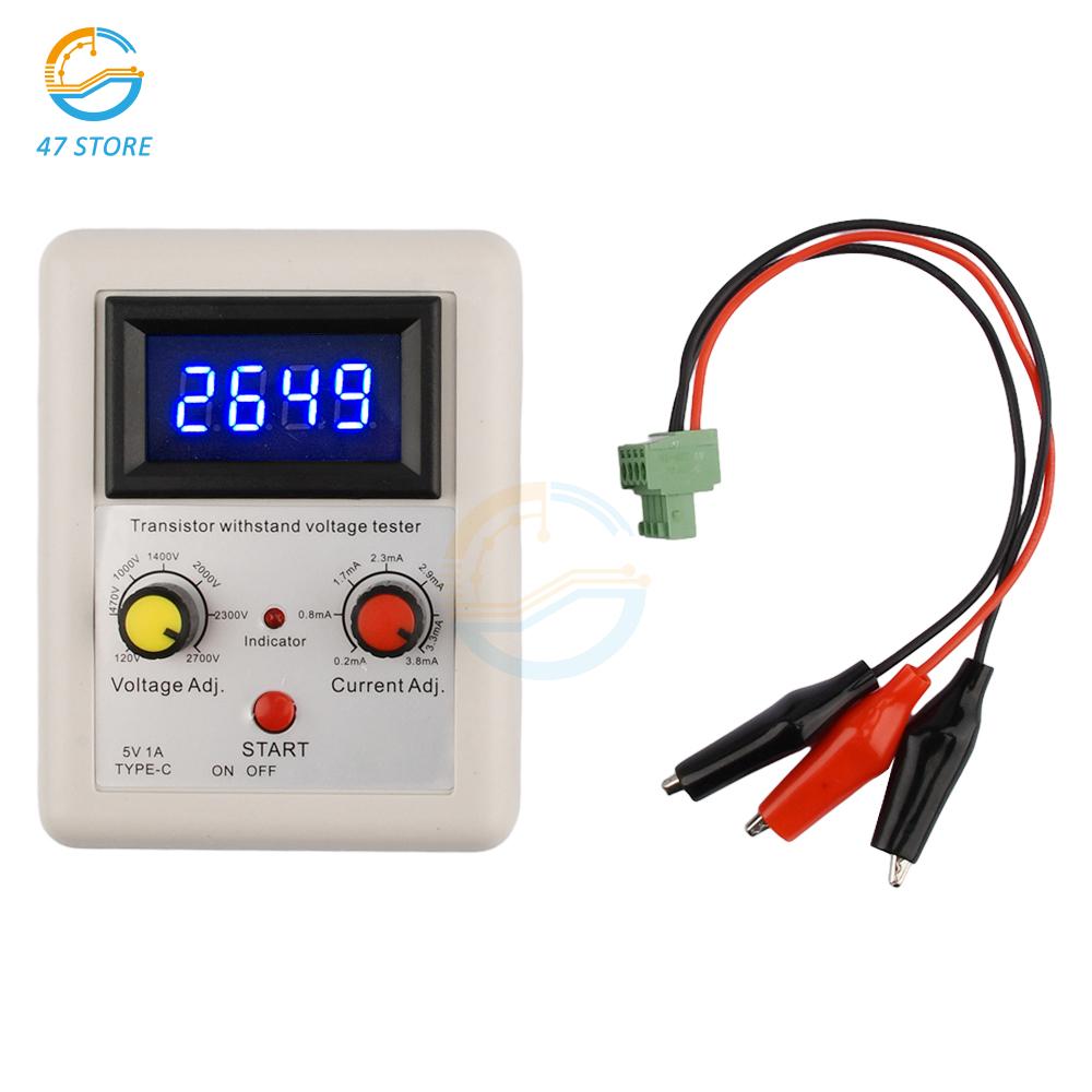 IGBT Transistor Withstand Voltage Tester 110V-2600V Voltage Capability Tester Diode MOS Triode Digital Voltmeter Testing Tool
