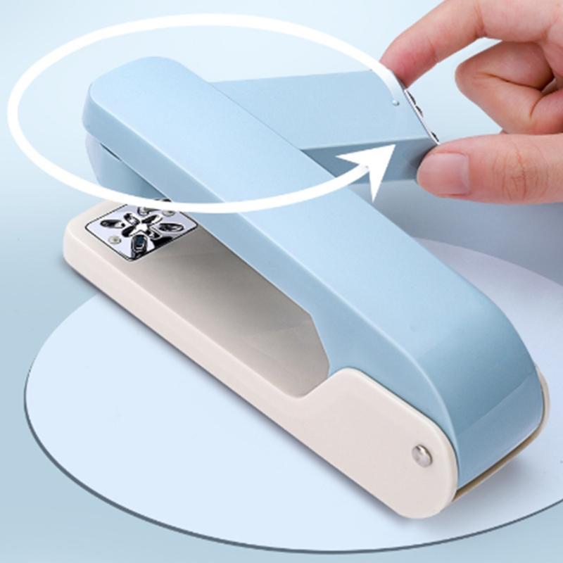 360 Grad Drehbarer Hefter 25 Blatt Kapazität für Broschüren, Prospekte, Zeitungen, Flugblätter, Preisliste, Heften, Bindung