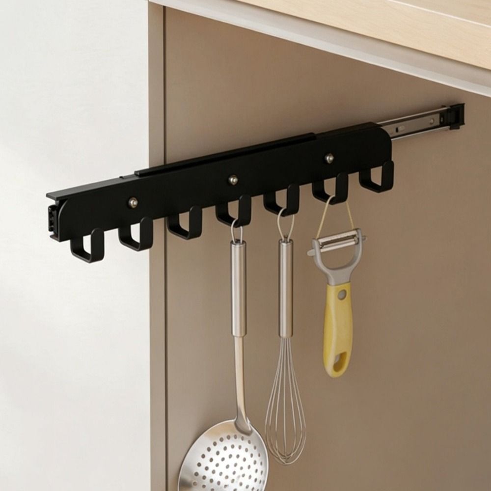 Pull-out Underwear Storage Hanger Wall-mounted Clothes Drying Rack Wardrobe Organizer Jewelry