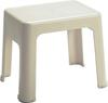 Obara Sangyo Plastep Single-Piece Step Stool, 39cm Tall, Ivory, ST-302