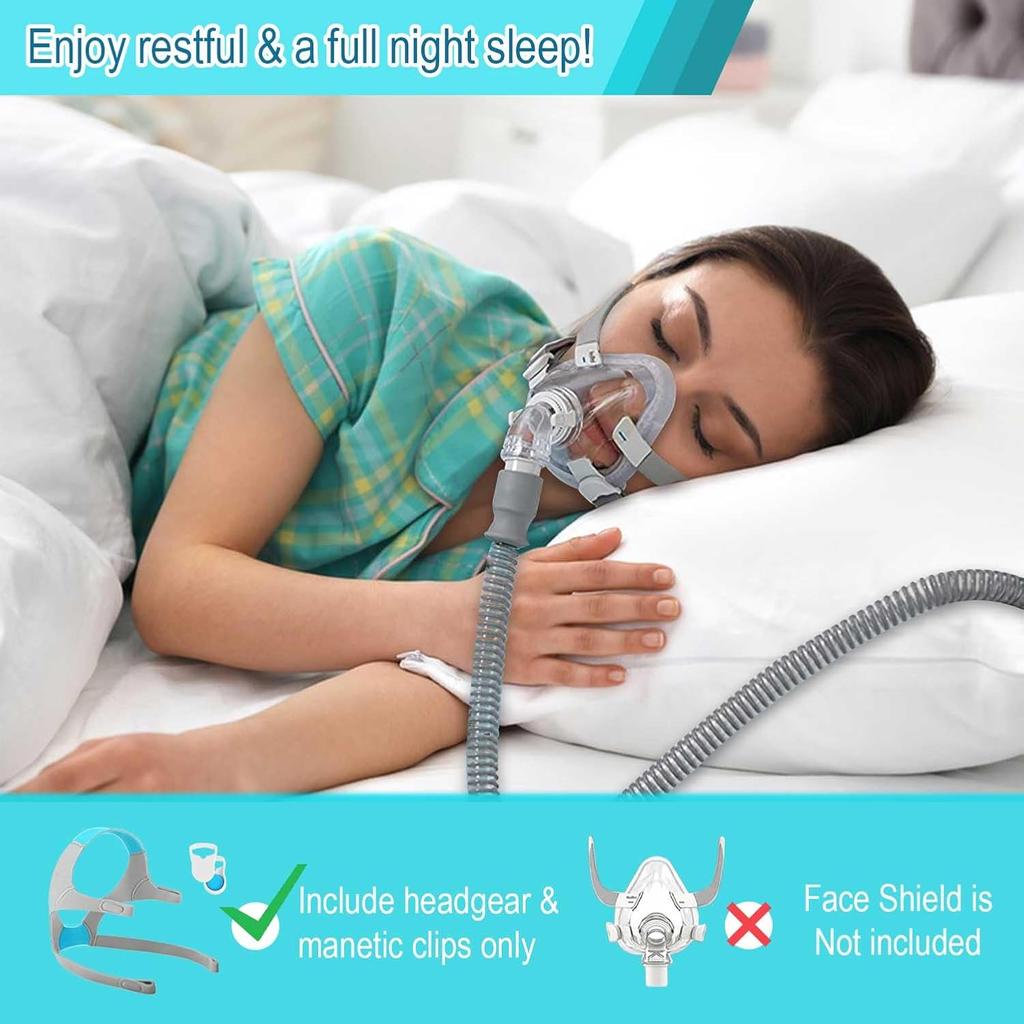Headgear for F20, Comfortable Cpap Headgear Strap for AirFit F20 / AirTouch F20, Adjustable F20 Headgear for F20