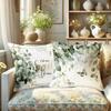 Eucalyptus & Inspirational Quote PillowcasesLiving Room Sofa Cushion Cover, Soft and Comfortable, Bedroom Room Decoration