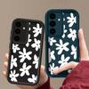 Für Samsung Galaxy S25 S24 S22 Ultra Plus S23 S21 S20 Fe A55 A54 A14 5g Floral Silikon Soft Slim Objektiv Schutz Fall Abdeckung