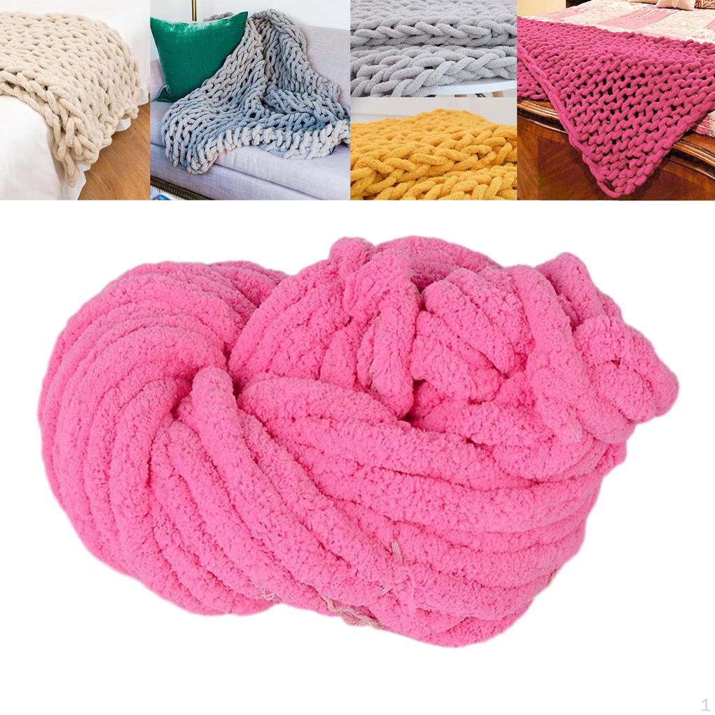 Chenille Yarn for Arm Knitting, Great Crafting Blankets and Cushions