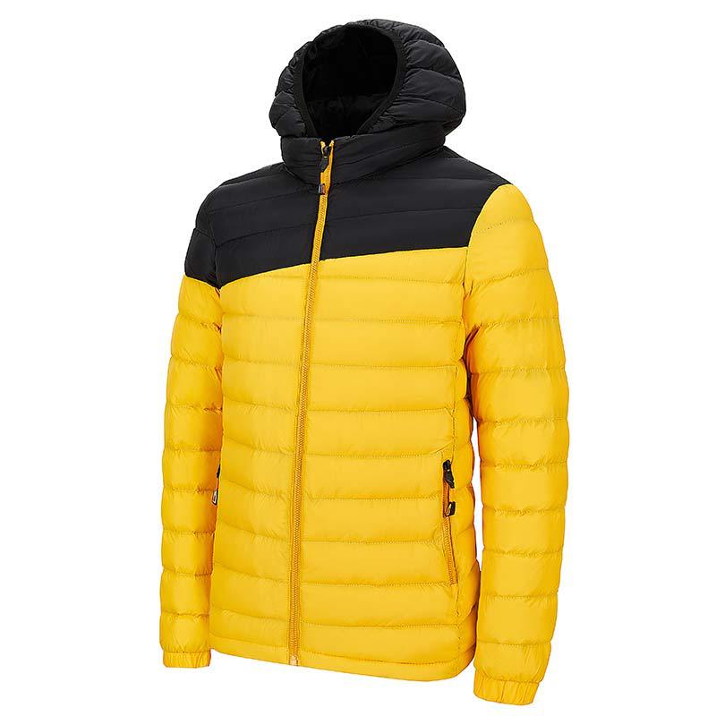 Neuer Herbst- und Winter-Baumwoll-Steppmantel für Herren, abnehmbare Kapuze, mehrfarbige Baumwoll-Steppkleidung für Herren