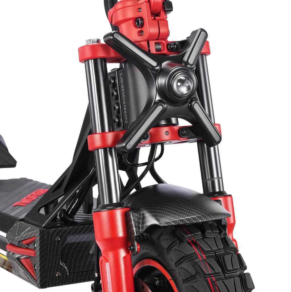 TWOFISH TW4 PRO Elektroroller für Erwachsene 2000W Hochleistungsmotor 52V 23AH Akku 11 Zoll Reifen Strapazierfähig Off-Road Fahren E-Scooter