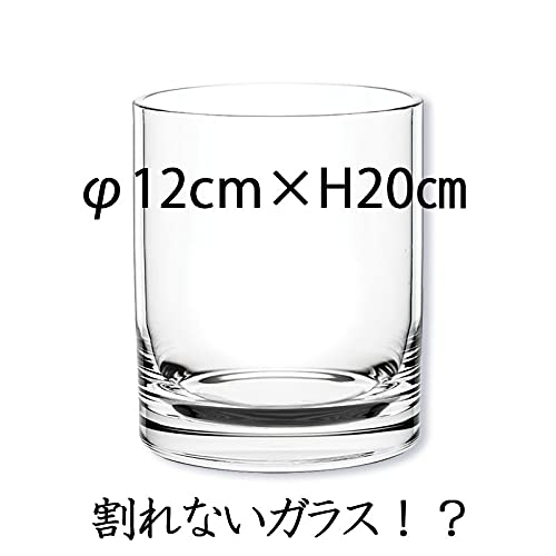 FOYER Unbreakable Vase, Stylish Polycarbonate, 20cm Tall, 12cm Wide, Small, Product Number 2300035