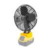 Cordless Camping Fan Jobsite Fan for Dewalt 18V 20V Li-ion Battery Portable 2-Speed Fan Power Tool DCB200 DCB201 DCB203