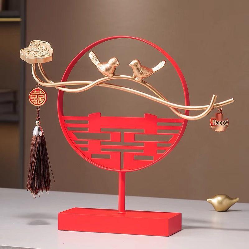 Double Happiness Honeymoon & Wedding Decor for Living Room or Bedroom