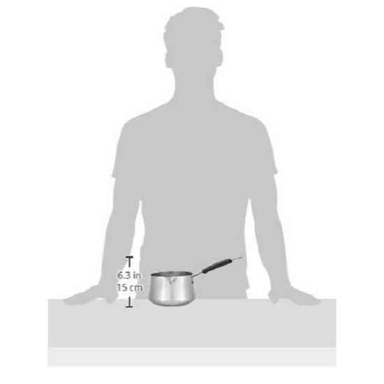 Stainless Steel T Pan, Induction Base, 1.5 Litre