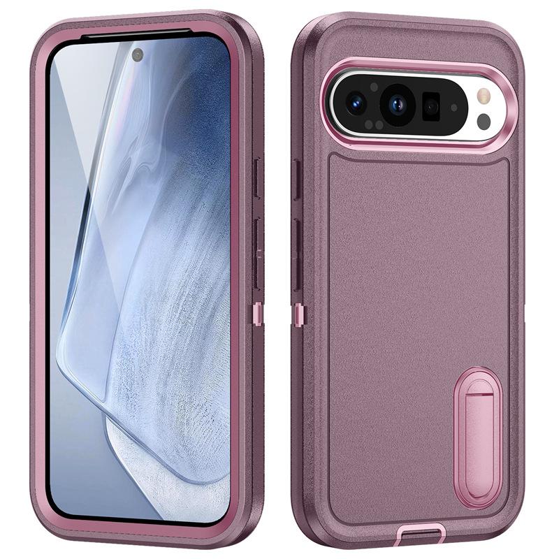 Applicable to Google Pixel 9 Pro Defend Tri-proof phone case Pixel 9 XL bracket 3-in-1 protective case