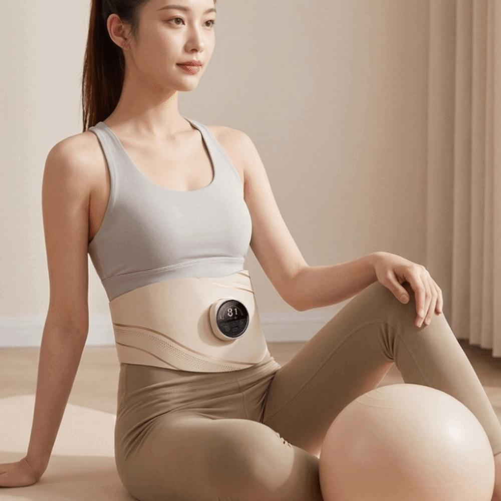 Multifunctional Massage Belt Electric Hot Compress Waist Massager Pulse Massager Women