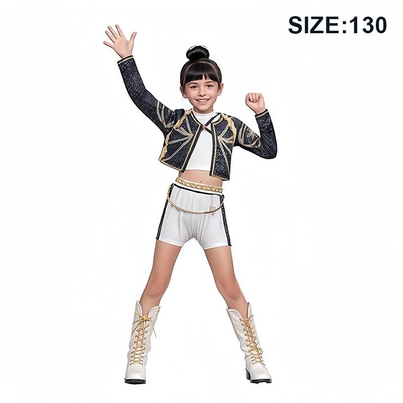 Neues K-Pop Hunter Cossplay Mädchenkostüm Pop-Sängerin Halloween-Kostüm Kinder Verkleiden Bühnenanzug