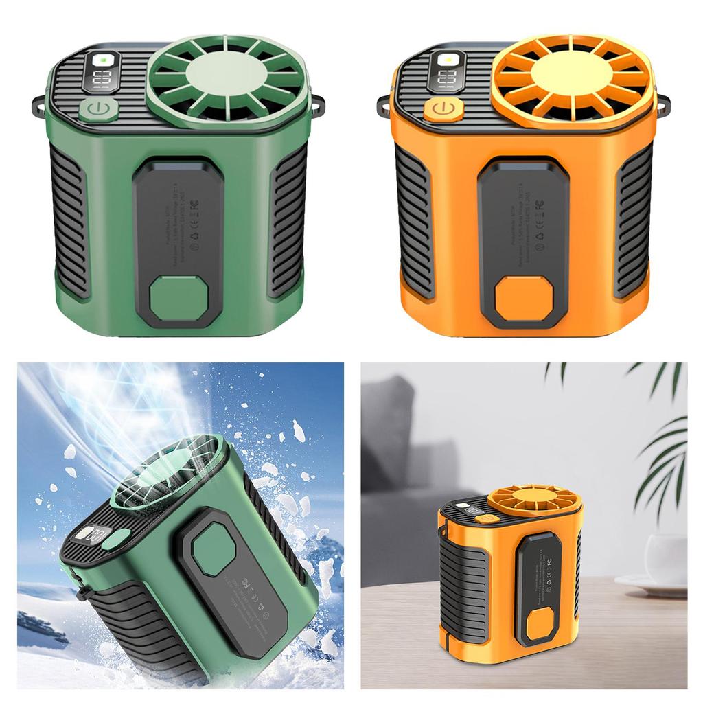 Waist Clip Fan Handsfree Personal Body Fan for Fishing Cycling Climbing