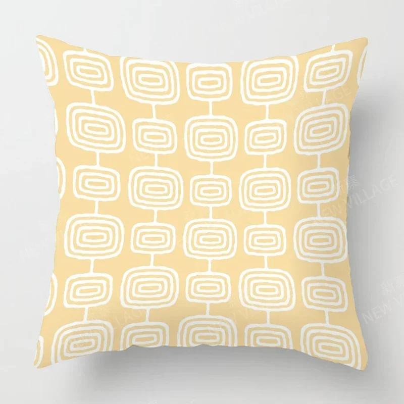 Nordic Fall Home Decor Autumn Throw Pillow Case Sofa Cushion Cover Modern