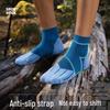 Men's Mid-Calf Performance Running Socks, Towel Bottom, Sweat-Absorbent, Shock-Absorbing, Ideal for Marathon, Hiking, and Mountaineering