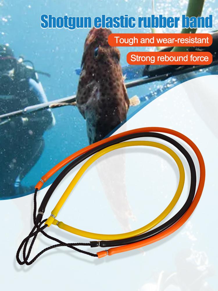 Speargun Rubber Bands 5x10MM Spearing Equipment Resistant Speargun Pole Spear Sling for Harpoon Spearfishing Diving