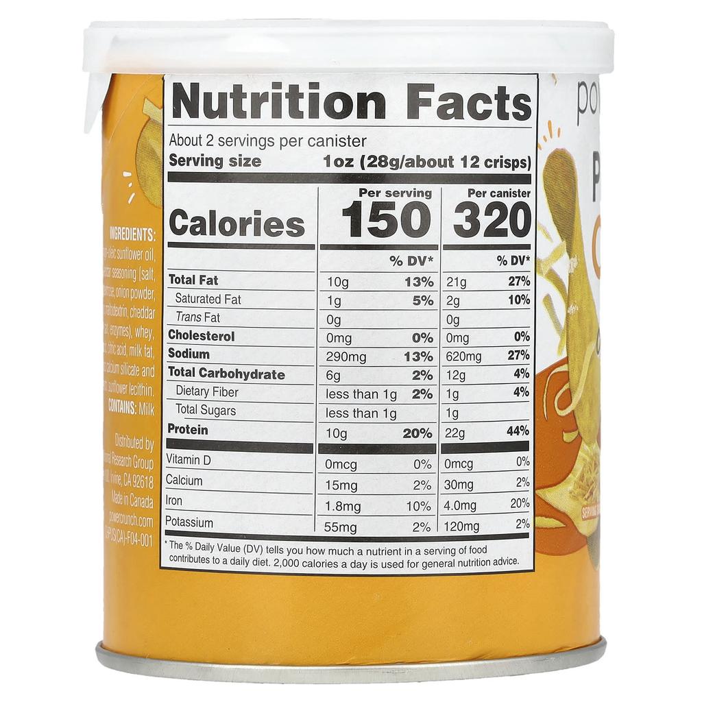 Power Crunch® Protein Crisp, Cheddar, 60G (2.1Oz)