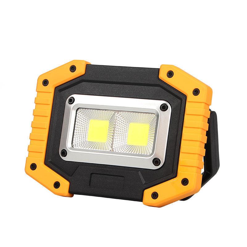 Work Light COB Rechargeable LED Emergency Spotlight Camping Tent Lantern USB Charging Portable Searchlight Outdoor Camping Fishi