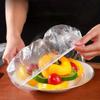 500pcs reusable thickened elastic food-grade plastic wrap, stretchable bowl covers, for kitchen fresh-keeping