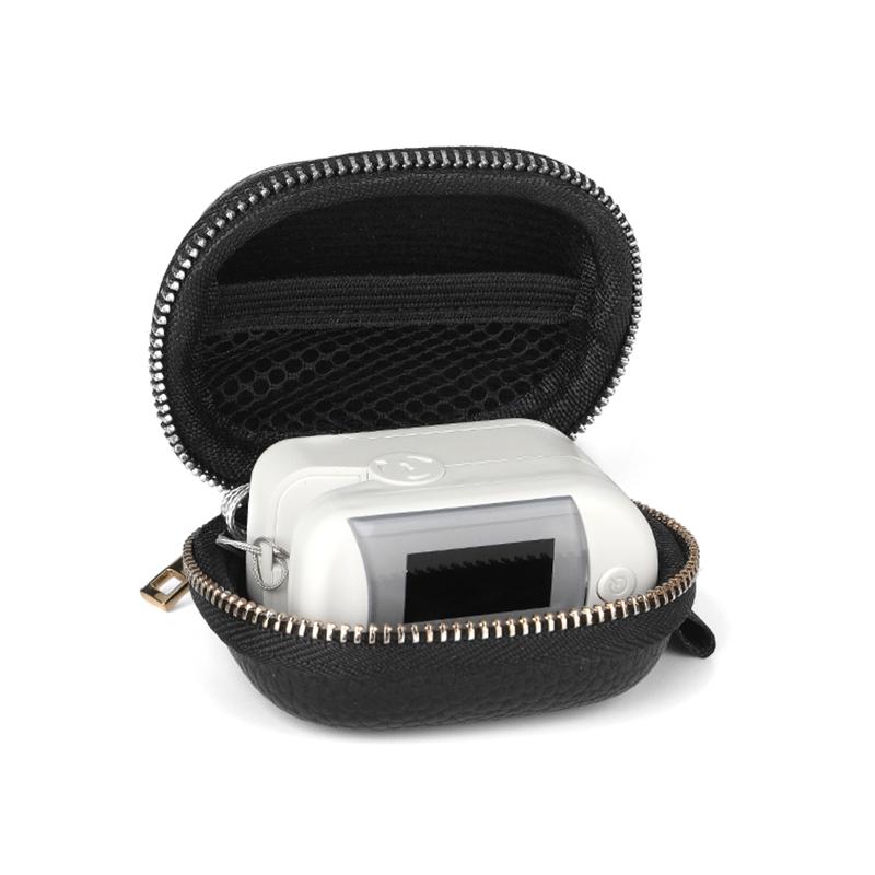 Portable Fingertip Pulse Oximeter Case Zipper Storage Box EVA-Hard Shell-Carrying Bag Protective Bag Organizer Box Cover