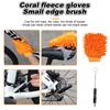 6pcs Professional Bicycle Chain Cleaner Kit Portable Bicycle Scrubber Brushes Set Bike Wash Repair Tool
