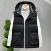 Vest men's winter youth and students tooling large version cotton vest vest vest vest thickened jacket can be removed to keep warm